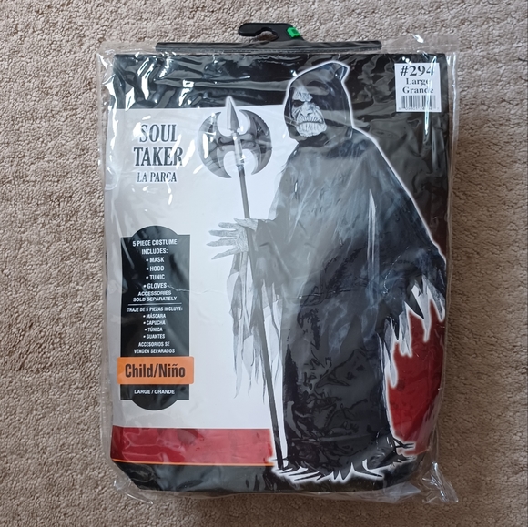 Child's Soul Taker Costume (Large/12-14) - Picture 8 of 8